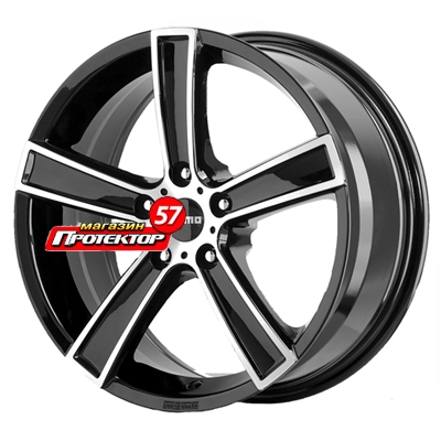 Диск 6x15 4x114.3 ET40 D66.1 K&K КС617 Glossy Black-Polished