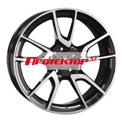 Диск 8x18 5x114.3 ET30 D60.1 Replay LX187 BKF