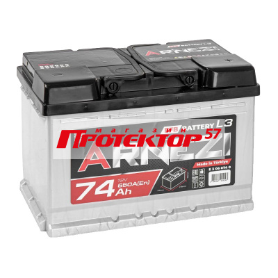 Аккумулятор ARNEZI EFB Start-stop 74 А/ч R+ Обратный EN650А 278x175x190 Стандартные
