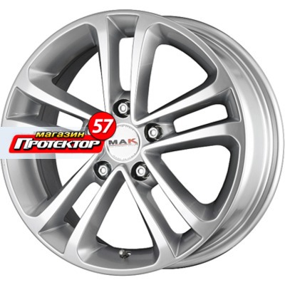 Диск 7x17 5x114.3 ET38 D67.1 MAK Invidia Hyper Silver