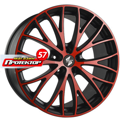 Диск 9x20 5x114.3 ET42 D78.1 Eta Beta Piuma C Black Red Face