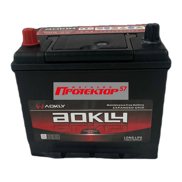 Аккумулятор AOKLY ASIA 70 А/ч L+ Прямая полярность EN580A 258x173x220 Стандартные