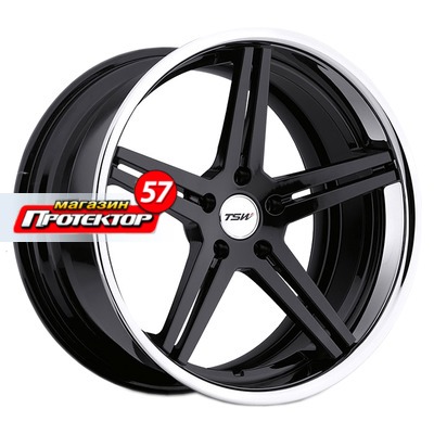 Диск 8x18 5x120 ET35 D76 TSW Mirabeau Gloss Black Mirror Lip