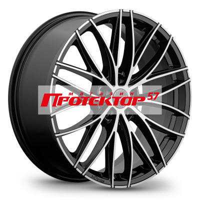 Диск 8x20 5x108 ET52 D63.35 X-trike X-141 BK/FP