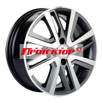 Диск 6x16 4x100 ET50 D60.1 Khomen Wheels KHW1609 Gray-FP