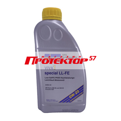 SRS VIVA 1 Special LL-FE 0W20 С5 SN/RC RC/CF/SN Синтетическое 1л