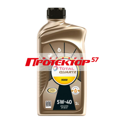 TOTAL QUARTZ 9000 5w40 A3/B4 SN/CF Синтетическое 1л