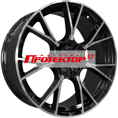Диск Литой 8.5x20 PCD 5x112 ET25 D66.6 PDW 5407 Gloss Black Machine Face