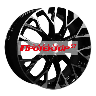 Диск 7x17 5x108 ET45 D60.1 Khomen Wheels KHW1718 Black-FP