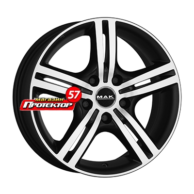 Диск 7.5x17 5x100 ET48 D56.1 MAK Veloce Italia Ice Black