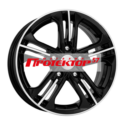 Диск 6x15 5x100 ET38 D57.1 K&K КС615 Алмаз черный