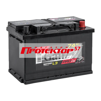 Аккумулятор GANZ PRO-Line DIN 74 А/ч R+ Обратный EN690A 276x175x190 Стандартные