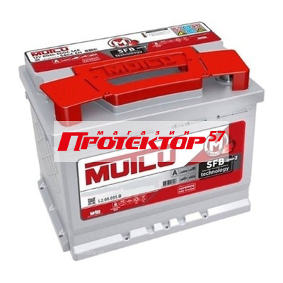 Аккумулятор Mutlu 60 А/ч R+ обратная EN510A 242x175x175 Стандартные