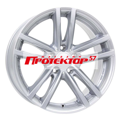Диск 7x18 5x112 ET43 D57.1 RIAL X10 Polar Silver