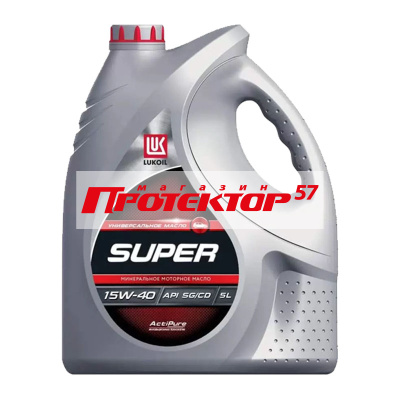 Lukoil Супер 15W40 SG/CD минеральное 5л