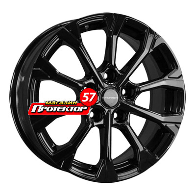 Диск 6.5x16 5x114.3 ET45 D67.1 Khomen Wheels KHW1605 Black