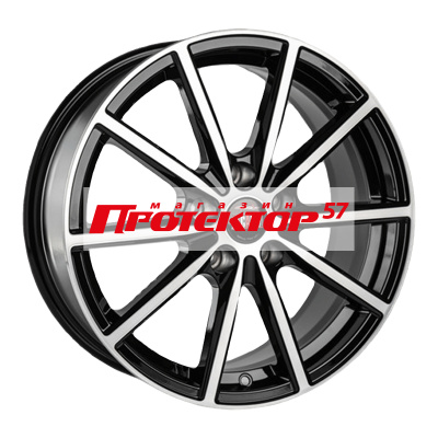 Диск 7x17 5x112 ET43 D57.1 Alcasta M61 BKF