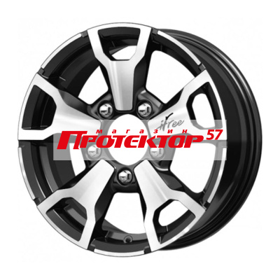 Диск 6x16 5x139.7 ET40 D98.1 iFree Тайган Блэк Джек