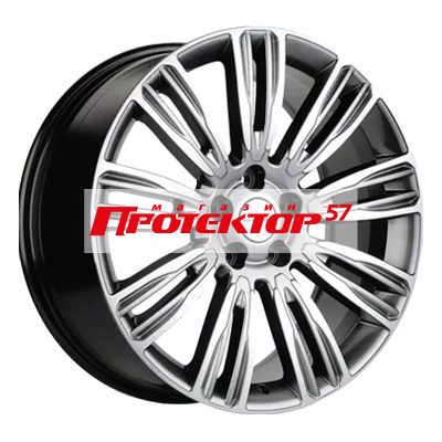 Диск 8.5x20 5x108 ET45 D63.4 Khomen Wheels KHW2004 Dark Chrome-FP
