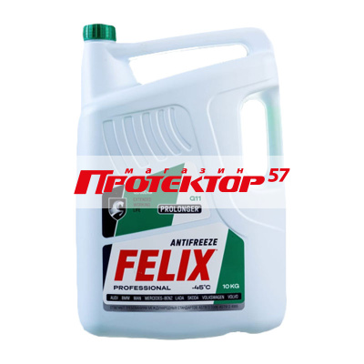 Антифриз Felix PROLONGER готовый -40C зеленый 10 кг