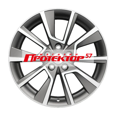 Диск 7x18 5x114.3 ET51 D67.1 Khomen Wheels U-Spoke 802 Gray-FP