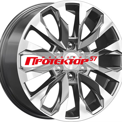 Диск Литой 8x20 PCD 6x139.7 ET38 D67.1 Premium Series КР007 Diamond Gloss Graphite