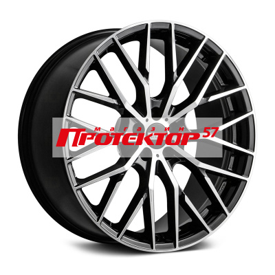 Диск 10x21 5x112 ET31 D66.5 FONDMETAL Makhai Gloss Black Machined
