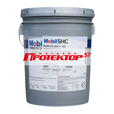 MOBIL Mobilith SHC 100 Смазка пластичная (16кг)