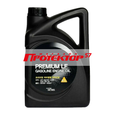 HYUNDAI/KIA Premium LF Gasoline 5W20 синтетическое 1л