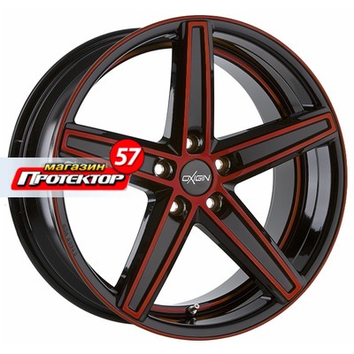 Диск 8.5x18 5x114.3 ET42 D72.6 Oxigin 18 Concave Red Polish
