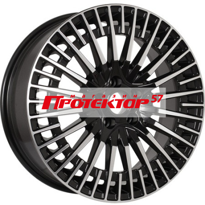 Диск Литой 7x18 PCD 5x108 ET33 D60.1 KDW KD1820 Black Front Polished
