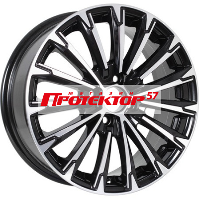 Диск 6.5x16 5x114.3 ET50 D66.1 KDW KD1610 Black Front Polished