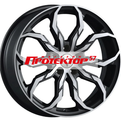 Диск Литой 7.5x18 PCD 5x114.3 ET45 D67.1 ВЕКТОР B234 Алмаз черный