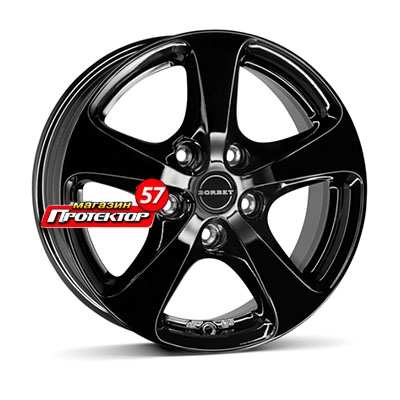 Диск 6.5x15 5x112 ET40 D57.1 BORBET CC schwarz-matt