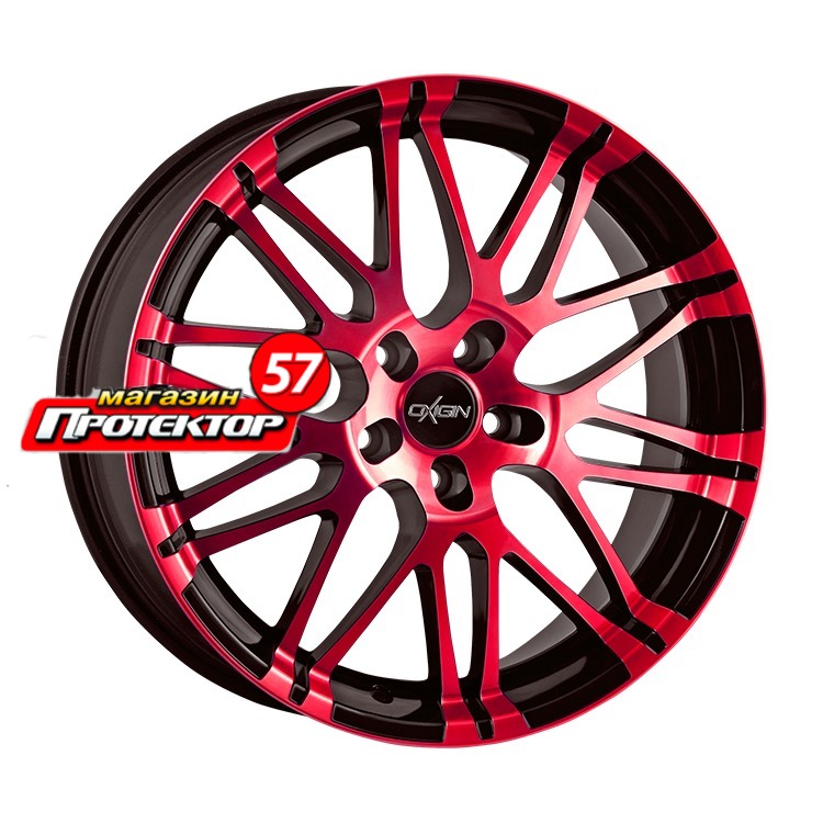 Диск 8.5x18 5x114.3 ET42 D72.6 Oxigin 14 Oxrock red polish