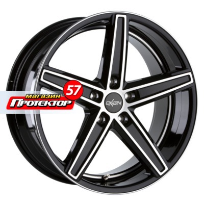 Диск 9x20 5x114.3 ET30 D72.6 Oxigin 18 Concave black full polish