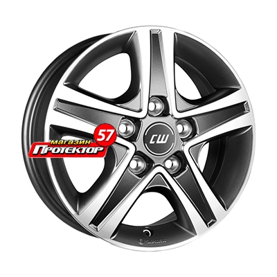 Диск 6x16 5x130 ET68 D78.1 BORBET CWD Mistral Anthrazit-Poliert Matt