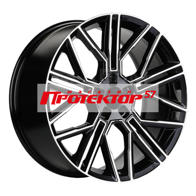 Диск 9.5x21 5x120 ET49 D72.6 Khomen Wheels KHW2101 Black-FP matt
