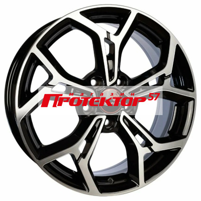 Диск Литой 7x17 PCD 5x114.3 ET45 D60.1 ВЕКТОР R203 Алмаз черный
