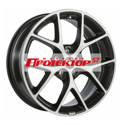 Диск 8x18 5x112 ET30 D82 BBS SR Vulcano grey diamond cut