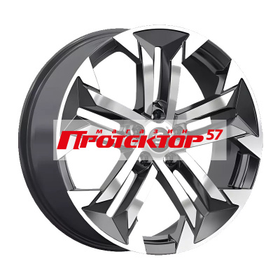 Диск Литой 7.5x19 PCD 5x108 ET36 D65 Premium Series КР015 Diamond Black Gris