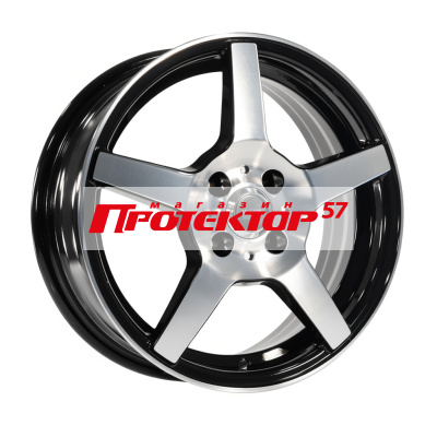 Диск Литой 7.5x18 PCD 5x108 ET47 D65 Megami AF-07 bkf