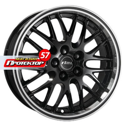 Диск 8.5x18 5x108 ET42 D70.1 RIAL Norano Diamant black lip polished
