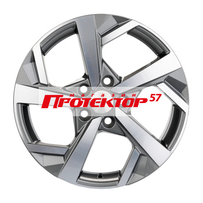 Диск 7x17 5x114.3 ET39 D60.1 Khomen Wheels Y-Spoke 712 Gray-FP
