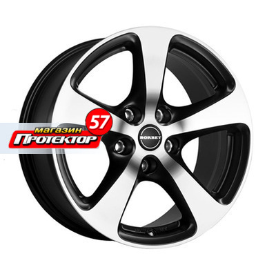 Диск 8x17 5x112 ET40 D57.1 BORBET CC Schwarz Poliert