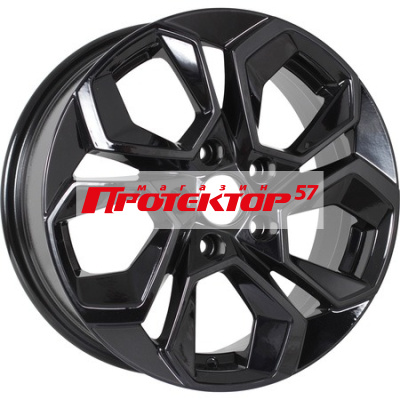 Диск 6.5x16 5x108 ET45 D63.4 KDW KD1620 Black Painted  