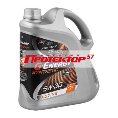 G-Energy Synthetic Active 5W30 синтетическое 4л
