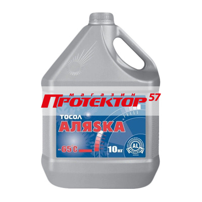 Тосол Аляска А-65 готовый -65C синий 10 кг