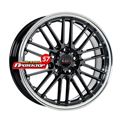 Диск 7x17 5x100 ET35 D64.1 BORBET CW2/5 Schwarz-Poliert