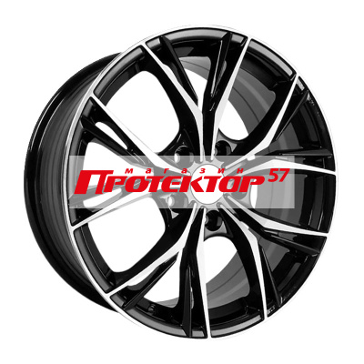 Диск Литой 7.5x18 PCD 5x114.3 ET45 D67.1 Megami MGM-40 BKF